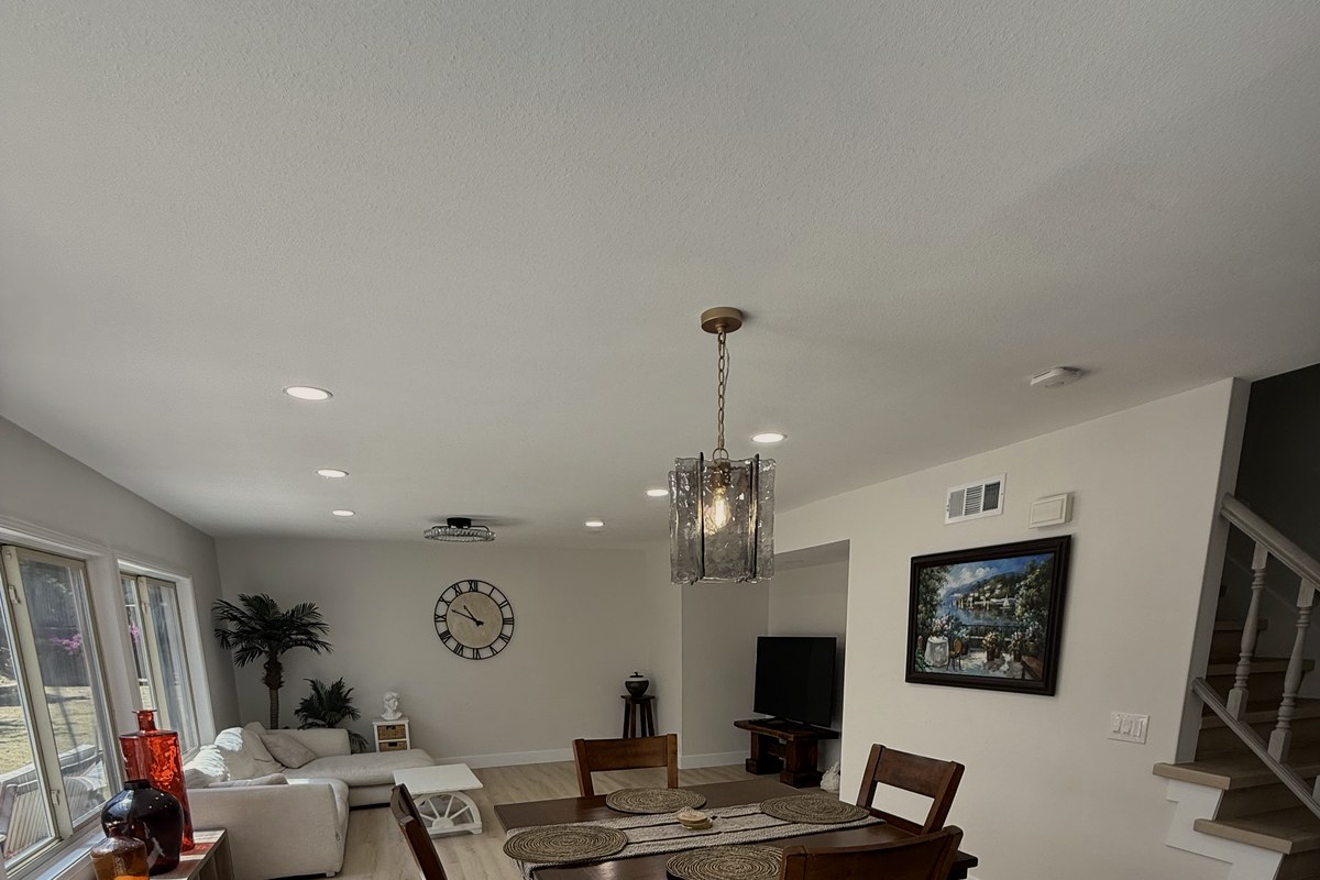 Finished custom home project